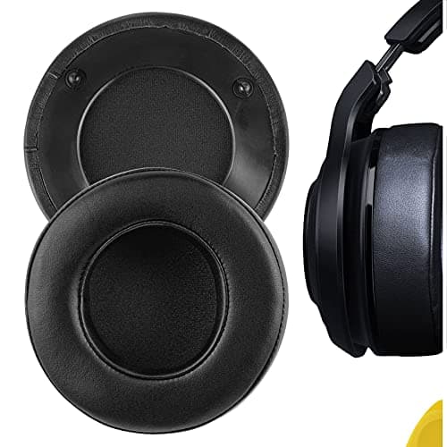 Image of Geekria Replacement Ear Pads for Razer Man O' War 7.1 Wireless/Wired, Destiny 2/ Overwatch Tournament Edition Gaming Headphones Ear Cushions, Repair Parts (Black)