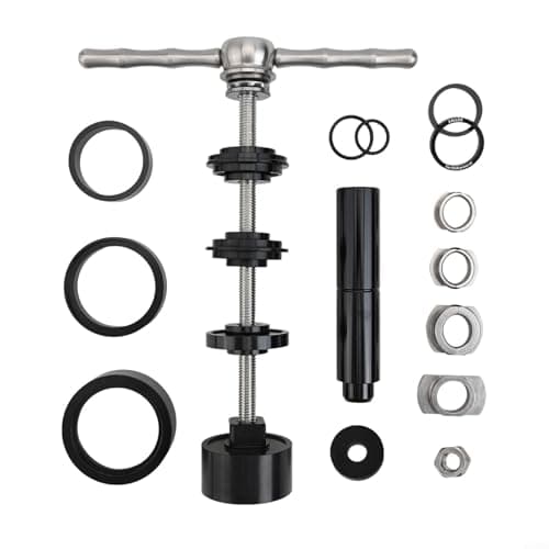 Image of BB Bearing Press Tool Kit for Bikes Suitable for Installing and Removing BB86 30 91 92 PF30 Bottom Brackets and Compatible Hollow Threaded Bearings (Tool set)