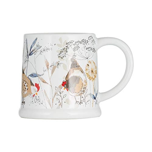 Image of Price & Kensington Country Hens Footed Mug, 38.5CL