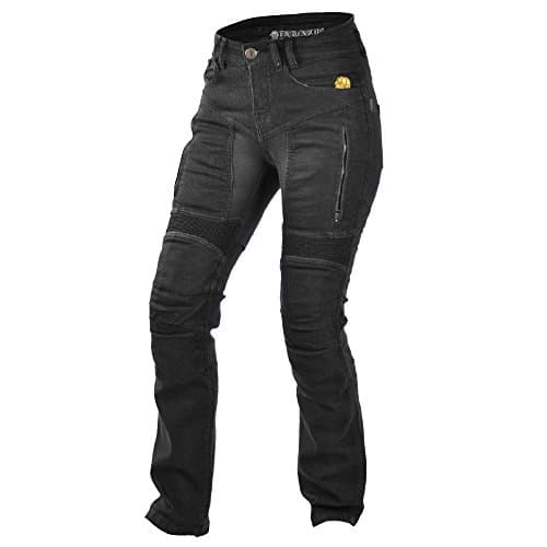 Image of Trilobite Parado Motorcycle Ladies Jeans, Black, Size 28 US Long