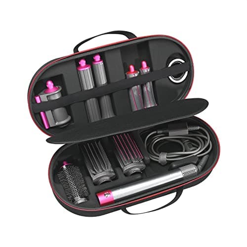 Image of RLSOCO Hard Case for Dyson Airwrap Multi-Styler and Dryer Complete & Complete Long HS05,HS01,HS08 - Fits for 4Pcs Long Barrels or Short Barrels (Case only,Hair Styler is not Included) - Black