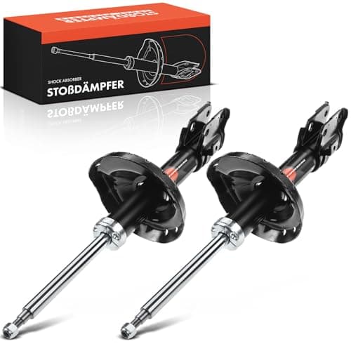 Image of Frankberg 2x Shock Absorber Strut Front Left Right 563mm Gas pressure Compatible with Forester SG 2.0L 2.5L 2003-2008 Replace# 334371, G7504