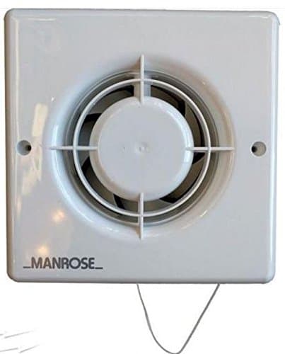 Image of Manrose XF100P 20W Axial Pullcord Bathroom Fan