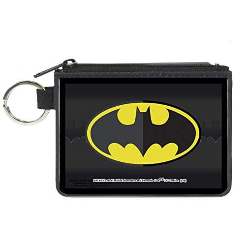 Image of Buckle-Down Zip Wallet Batman Large Accessory, Batman, 8" x 5" - multi - 4.25" x 3.25"