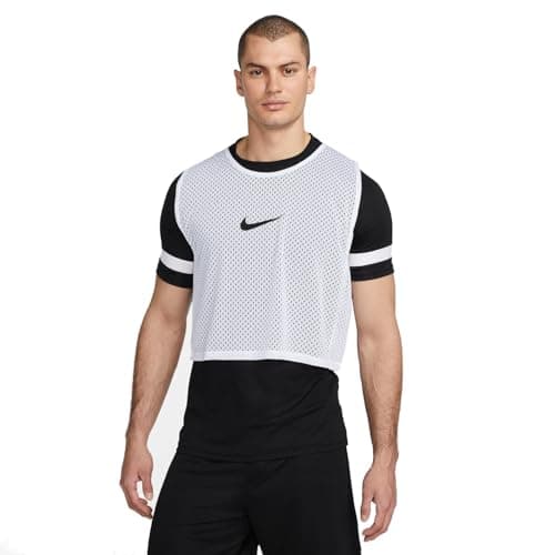 Image of NIKE DV7425-100 U NK DF PARK20BIB T-shirt Unisex WHITE/BLACK Size S