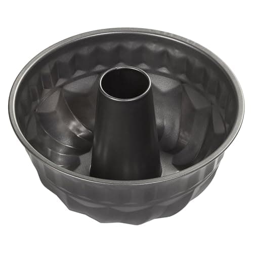 Image of Chef Aid Fluted Cake Tin – Non-Stick Cake Pan, Pumpkin Shape Baking Mould, Round Ring Cake Tin for Baking Grey 21 x 9 cm