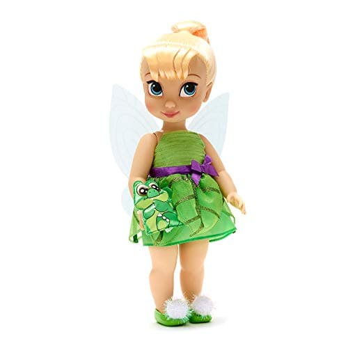 Image of Disney Store Official Tinker Bell Doll Animator Collection, Peter Pan, 39cm, 15inches with Realistic Rooted Hair and Outfit, Collectible Toddler Doll, Toy Suitable for Ages 3 and Above.