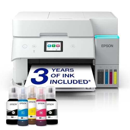 Image of Epson EcoTank ET-4956 Ink Tank Printer | Home Office Use | Wireless & Ethernet | A4 | Duplex Print, Copy, Scan, Fax | 6.1cm Touchscreen | ADF | Includes up to 3 Years of Ink