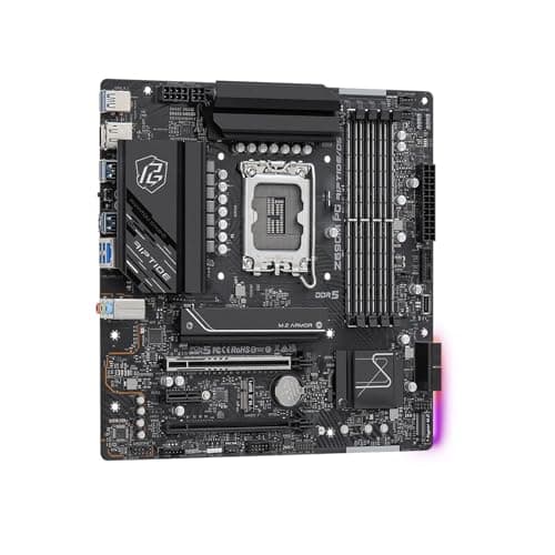 Image of Gaming Motherboard Fit For ASRock Z690M PG RIPTIDE/D5 Motherboard LGA1700 Intel Z690 DDR5 NVMe SSD M.2 Micro ATX Support 14700 14400 13700 12900 Cpu