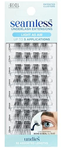 Image of Ardell Seamless Underlash Eyelash Extensions, Light As Air Undies Refill, Up to 5 Applications, 32 Assorted Lengths (Pack of 1)