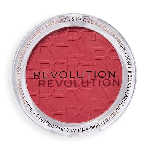 Image of Revolution Blusher Reloaded, Airbrush Effect, Buildable Blush, Soft Matte Finish, Vegan & Cruelty-Free, Rose Kiss, 7.5g