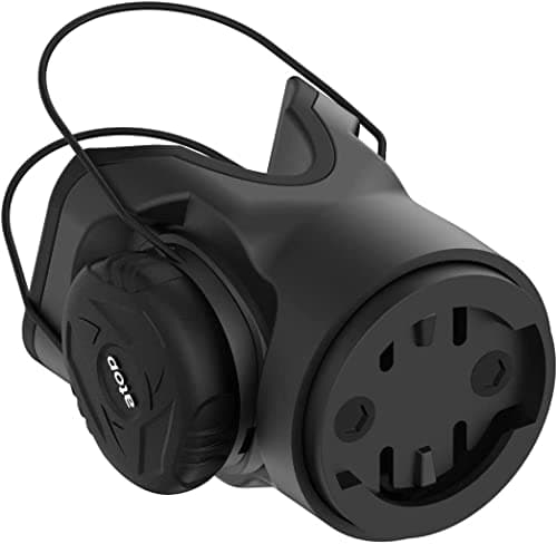Image of KOM Cycling Compatible with Garmin Varia Mount Models Including RTL515, RTL510, RVR315 Featuring an ATOP Dial for Security - Varia Seatpost and Under Saddle Mount - Fits Most Seatpost Sizes (Black)