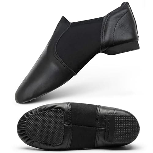 Image of Slip on Jazz Shoes Neoprene Jazz Dance Shoes,Leather Jazz & Modern Dance Shoes (UK Footwear Size System, Little Kid, Women, Numeric, Medium, 7)