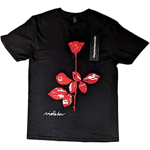 Image of Depeche Mode T Shirt Violator Band Logo Official Unisex Black L