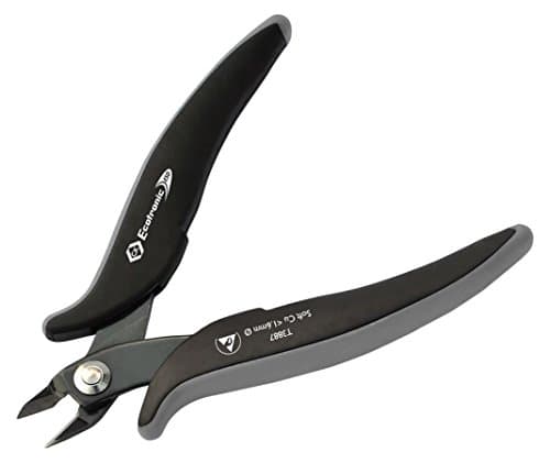 Image of C.K T3887 Ecotronic ESD Side Cutters, Black