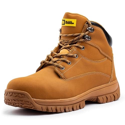 Image of Black Hammer Mens Safety Boots Steel Toe Cap with Midsole Protection Ideal Work Boots for Men Ryder
