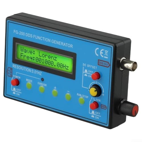 Image of Shophubio FG-200 Function Signal Generator Module 500kHz DDS Frequency Counter with Sine Square Triangle Waves Portable Source for Electronic Testing Tools