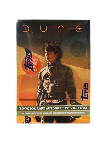 Image of Dune Topps Chrome 7-Pack Blaster Box (Topps 2024) Trading Card Box (1 Sand Worm Ray Wave Parallel Per Box)