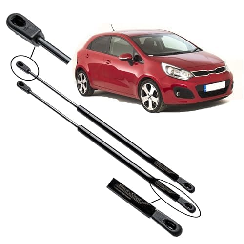 Image of Ramor Strutz 2x Tailgate Gas Struts Compatible with a Kia Rio III Hatchback 2011-2017. Tailgate Gas Springs Replacement for 817701W200 and others.