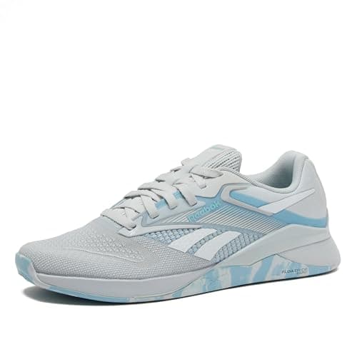 Image of Reebok Women's Nano X4 Sneaker, Moon Soft Blue Footwear White, 3 UK