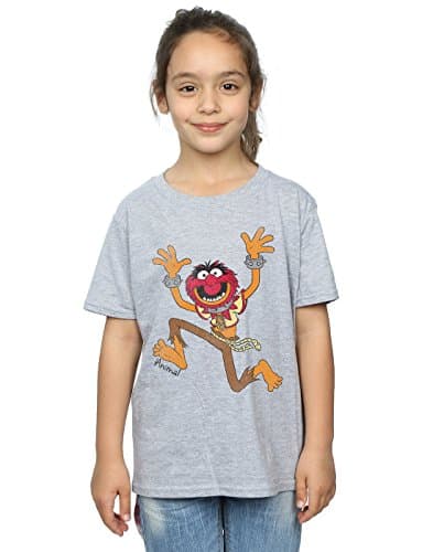 Image of Disney Girls The Muppets Classic Animal T-Shirt 9-11 Years Sport Grey