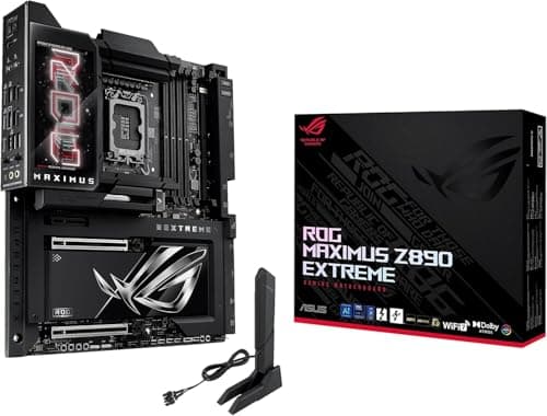 Image of ASUS Intel ROG Maximus Z890 Extreme E-ATX motherboard, 24+2+1+2 power degrees, DDR5 slots, PCIe 5.0 with full support for next-generation GPUs, six M.2 slots, WiFi 7, ports