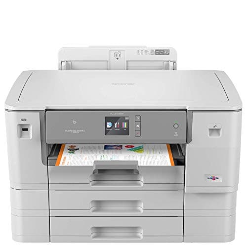 Image of Brother HL-J6100DW Colour Inkjet Printer, X-Series, Wireless, PC Connected, Network and NFC, Print and 2 Sided Printing, A3, Includes 3 Paper Trays and High Yield Ink Cartridges