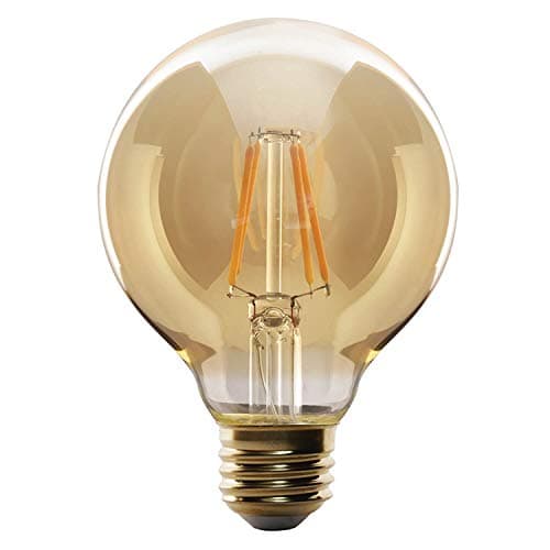 Image of LEDSone DC Voltage, LED E27 Vintage Light Bulb,G95 Edison Screw,4W Dimmable, Large Globe LED Filament Bulb,Warm White 2200K, Decorative Light Bulb Old Fashioned Bulb, Pack of 1