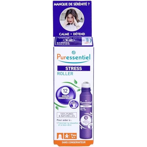 Image of Puressentiel Rest & Relax, Stress Roll-On - 5 ml - Helps Promote Healthy Sleep, Stress Relief & Anxiety Relief Routines - Soothing, Relaxing & Naturally Calming Essential Oils - Aromatherapy