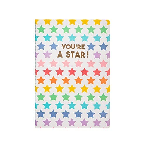 Image of Sass & Belle Rainbow Stars A5 Notebook