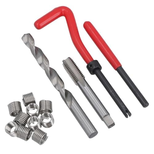 Image of AB Tools 3/8” x 16 UNC Imperial Thread Repair Kit Helicoil Set for Damaged Threads 14pc