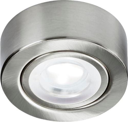 Image of Knightsbridge 230V LED Under Cabinet Light with Adjustable CCT - Brushed Chrome, CABCTBC