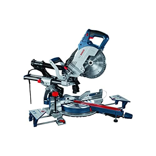 Image of Bosch Professional 0601B19160 GCM8SJL Single Bevel Sliding Mitre Saw, 110V, 216mm dia