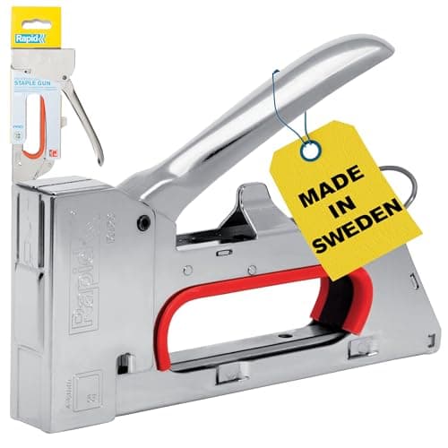 Image of Rapid Heavy Duty Manual Staple Gun PRO R153 for No. 53 Staples, Upholstery Staple Gun with Ergonomic Handle, All-Steel Construction, and Easy Loading System, Made in Sweden (5001665)