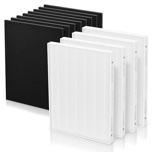 Image of UASWPART Aera Max 300 HEPA Filter Replacement Compatible with Fellowes Aeramax 290/300/DX95 Purifiers HEPA Air Pu-rifier Filter 9287201, Also Fit AP-300PH HF-300, 4 HEPA & 8 Carbon Pre-Filter