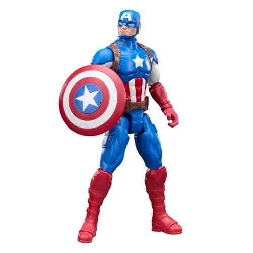 Image of Marvel Avengers Titan Series Captain America 29.2-cm (11.5 inches) Action Figure, Super Hero Figures & Toys for kids, Ages 4+
