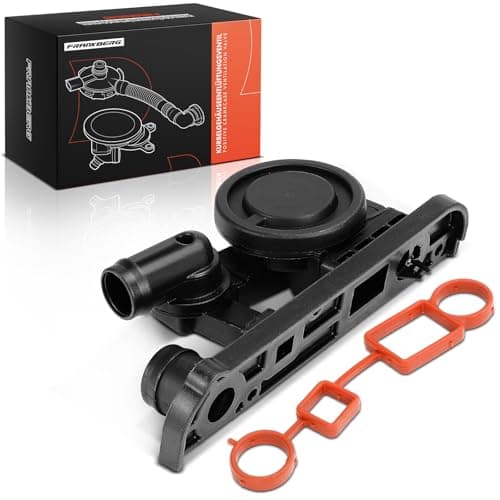 Image of Frankberg Crankcase Oil Breather with Gasket Cylinder head Compatible with Golf V 1K1 A3 8P1 P.a.s.s.a.t 3C2 J.e.t.t.a III 1K2 TT 8J3 Altea 5P1 Replace# 06F129101N