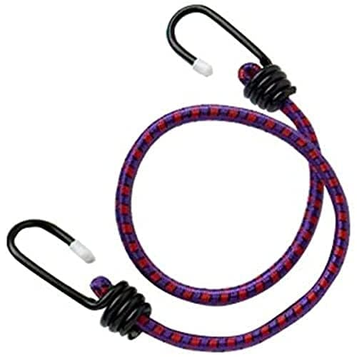 Image of Merriway® BH01828 (2 Pcs) Elasticated Luggage Bungee Cord Straps, 450mm (18 inch) (Unstretched) x 8mm (5/16 inch) - Pack of 2 Pieces