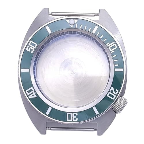 Image of ROUREOX 40MM Sapphire Stainless Steel Watch Case, NH35/NH36/4R Movement Replacement Case, 28.5MM Dial Modified Watch Accessories for Seiko PROSPEX Turtle Diver's-4