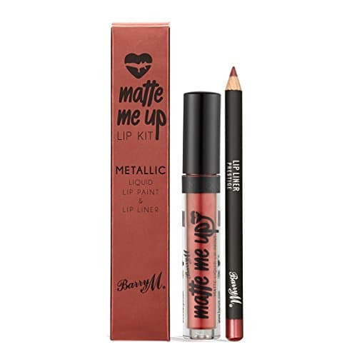 Image of Barry M Cosmetics Metallic Matte Me Up Liquid Lip Kit, Prestige