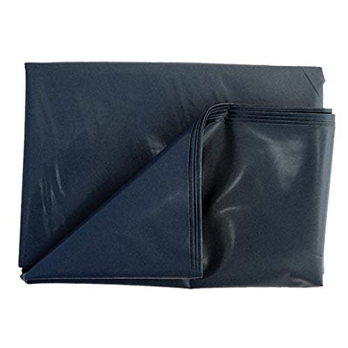 Image of Heavy Duty Black Polythene Sheet Sheeting - Damp Proof Membrane DPM/DPC 250 mu - 1000 Gauge - Select Size (Polythene, 5m x 4m)