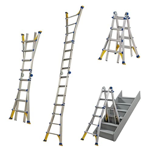 Image of Werner Telescopic Multi-Purpose Ladder 4 x 4