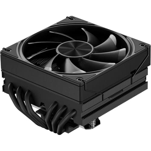 Image of upHere gaming H85K6 CPU Air Cooler, 85mm Height Low Profile CPU Cooler 6×Ф6mm Heatpipes, TDP 180W, PWM 120mm CPU Fan for ITX Small Form Factor PC, Intel LGA 1851/1700/2011/2066(X79/X99), AMD AM5/AM4