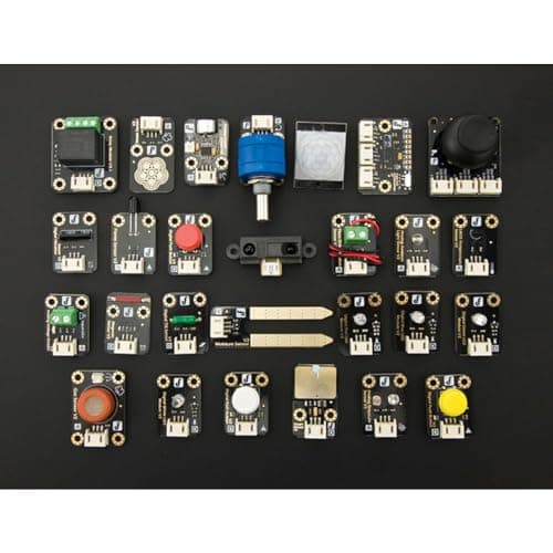 Image of DFRobot 27-Piece Gravity Sensor Set for Arduino - Electronic Kit - Unisex - Electronics hobbyists and beginners - STEM - Teen, Young Adult