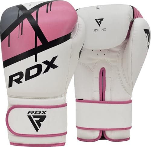 Image of RDX Boxing Gloves EGO for Men, Women & Kids | Maya Hide Leather Sparring Gloves for Muay Thai,Kickboxing & MMA | Ventilated Palm, Long Wrist Support,Training & Punching Bag Workout,4 6 8 10 12 14 16oz