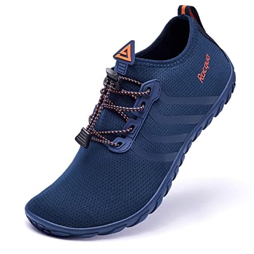 Image of Racqua Water Shoes Beach Aqua Sea Swim Quick Drying Shoes Wet Boat Pool Surf Yoga Diving Kayak Shoes for Women Men Blue/Orange EU 45=UK 11