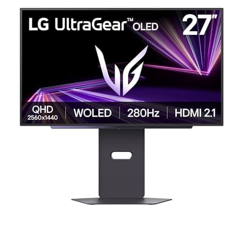 Image of LG UltraGear OLED GX7 Gaming Monitor 27GX700A-B – QHD 1440p, 4 stack WOLED, 27 inch, 280Hz, 0.03ms, 335-1500nits, AMD FreeSync Premium Pro, ClearMR 13000, HDR 500, Delta E ≤ 2, DP, HDMI 2.1, Black