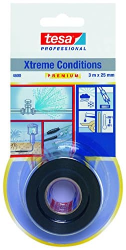 Image of tesa 4600 Self Amalgamating Tape for Extreme Conditions, 25mm x 3m - Black