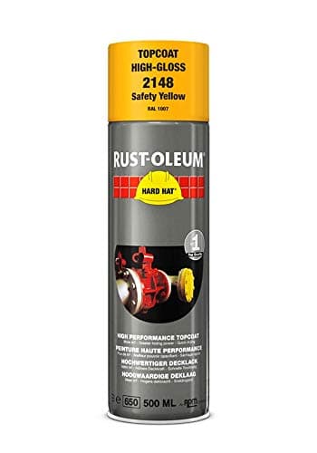 Image of 2148 Safety Yellow Hard Hat Quick Dry Spray Paint Aerosol 500ml