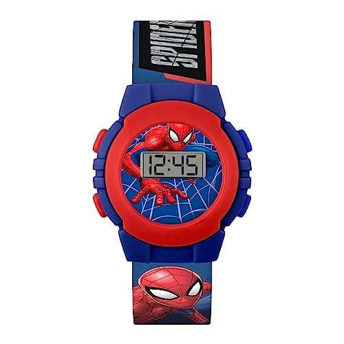 Image of Spiderman Disney Marvel Red and Blue Digital Watch SDP4972